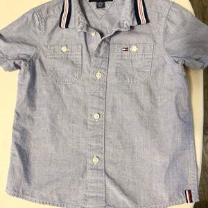 Tommy Hilfiger Kids Light Blue Denim Button Down Shirt